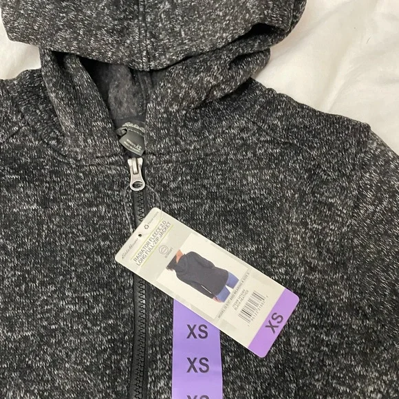 Eddie Bauer Women's Radiator Fleece 2.0 Long Full Zip Jacket with Hood - Picture 4 of 6